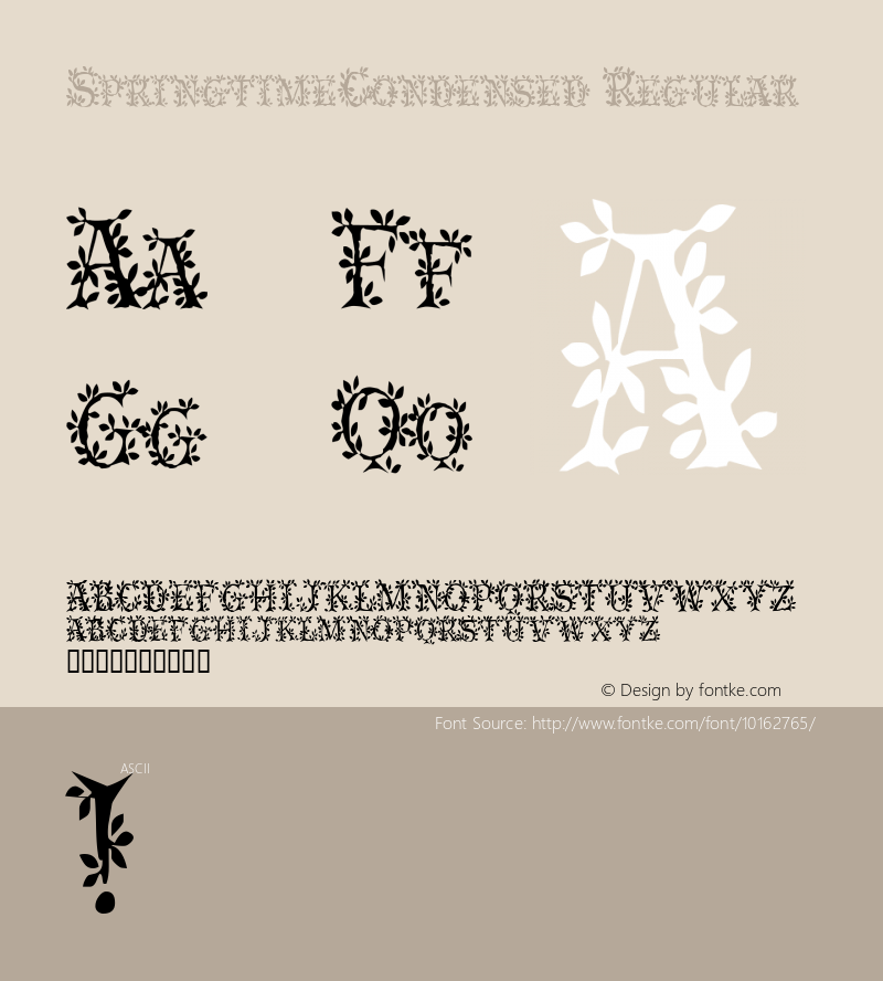 SpringtimeCondensed Regular Rev. 003.000图片样张