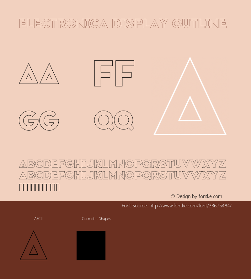 Electronica-DisplayOutline Version 1.000 2019 initial release图片样张