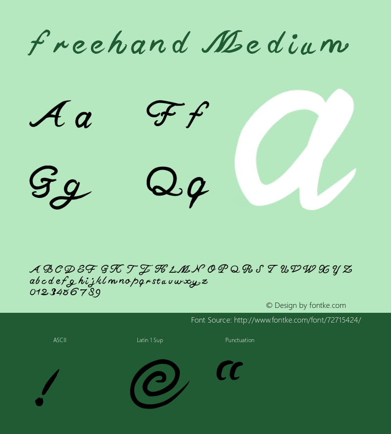 freehand Version 001.000图片样张