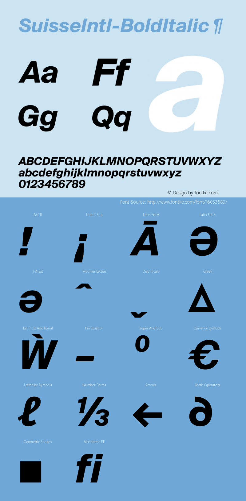 SuisseIntl-BoldItalic ¶ Version 2.100图片样张