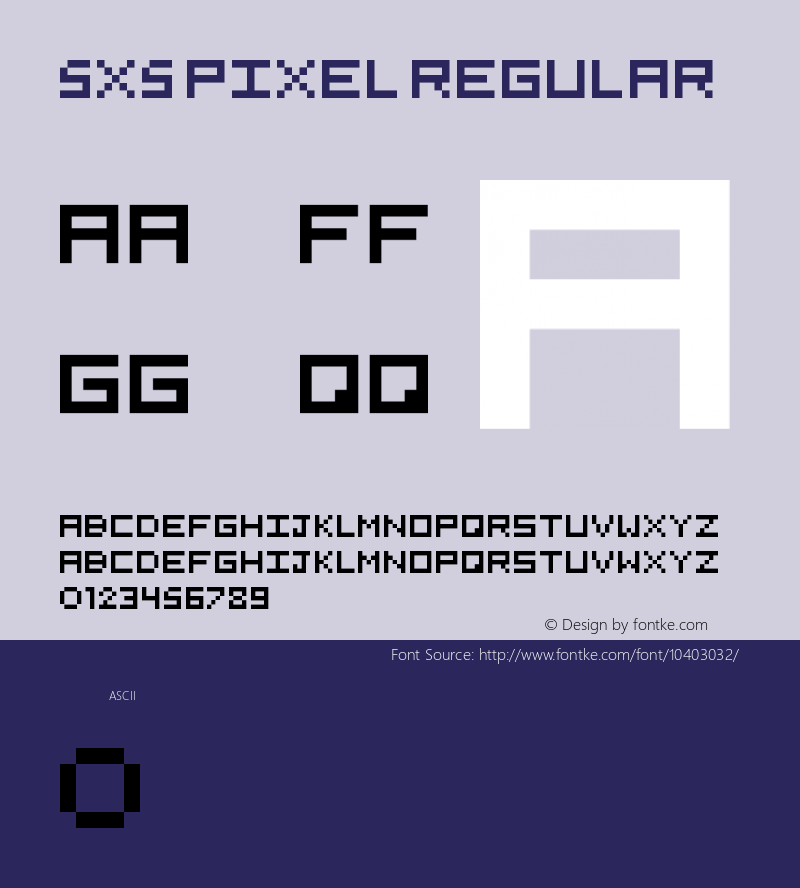 5x5 Pixel Regular Version 1.0图片样张