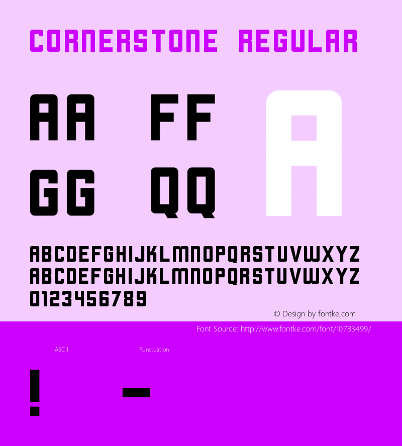 Cornerstone Regular Version 1.0图片样张