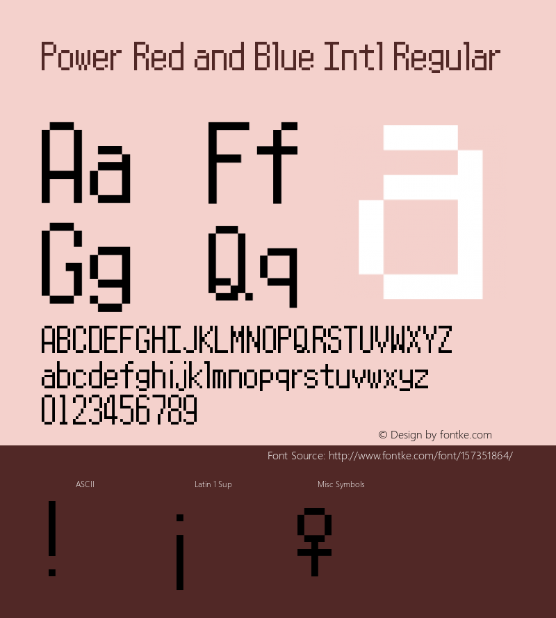 Power Red and Blue Intl Version 1.0图片样张