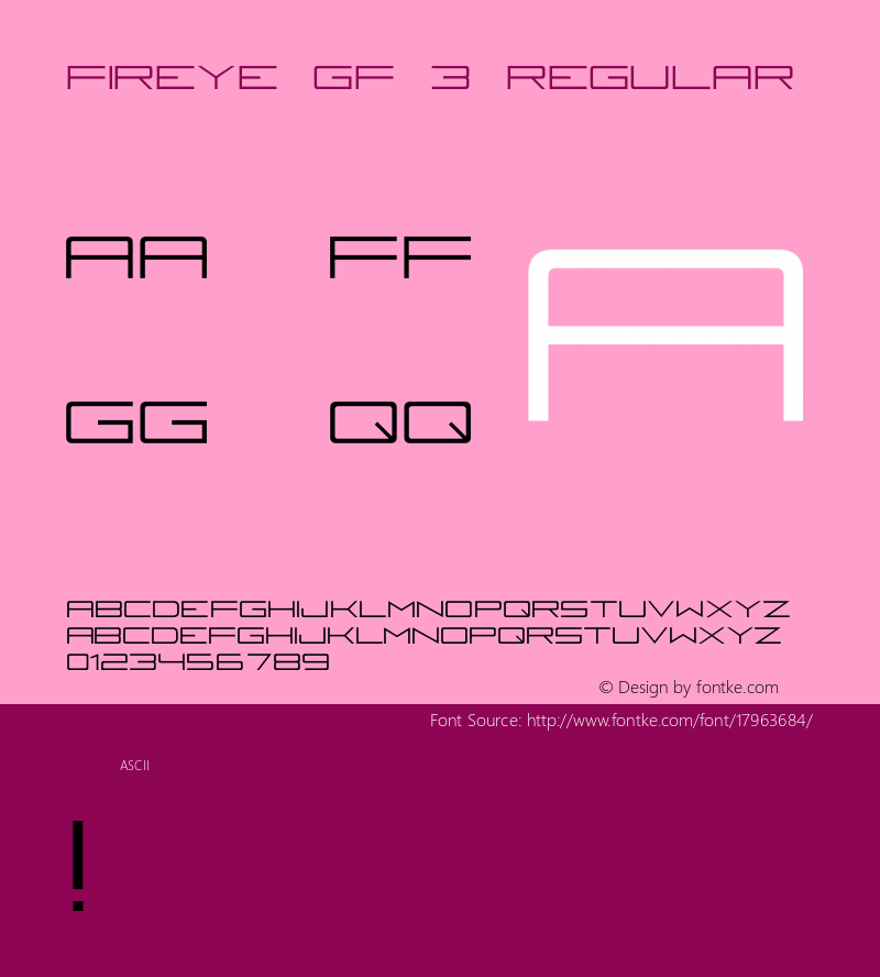 Fireye GF 3 Regular Version 3.0图片样张