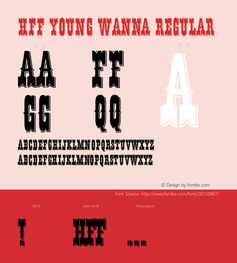 HFF Young Wanna 2.019 | Free for personal, private and non-commercial use | fontfun@gmail.com图片样张