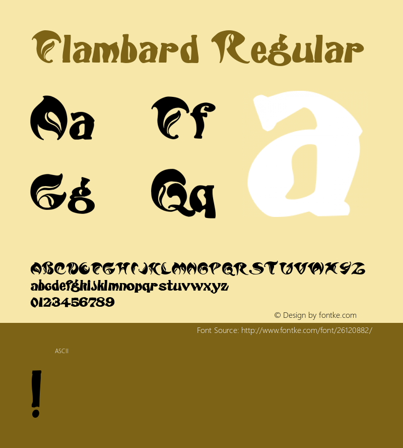 Flambard 001.000图片样张