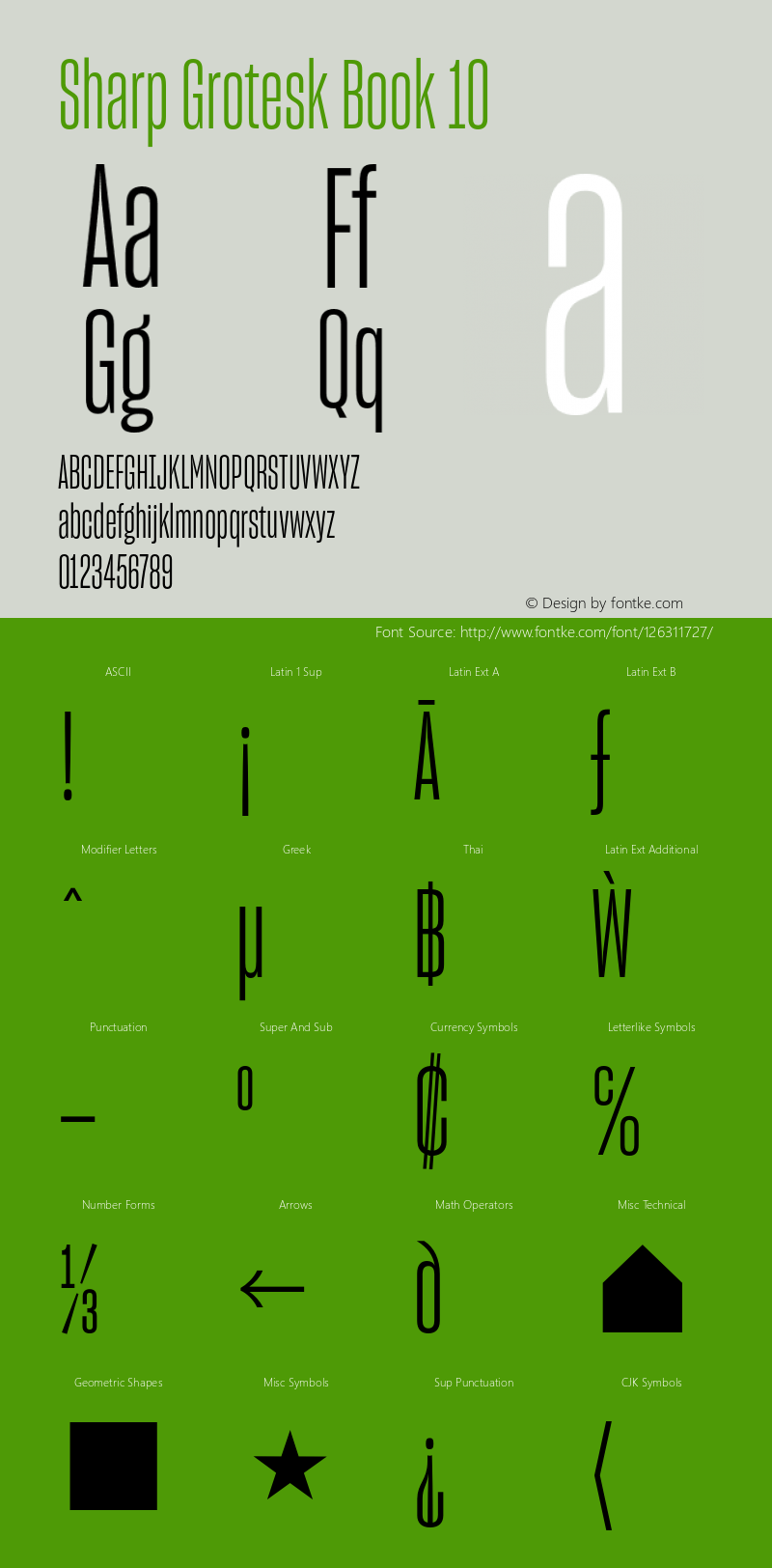 Sharp Grotesk Book 10 Version 1.003图片样张