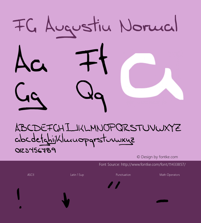 FG Augustin Normal Version 001.000图片样张