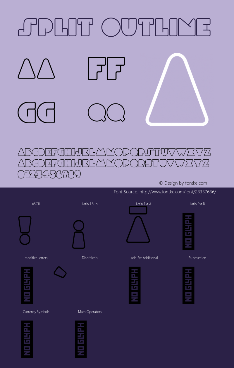 Split Outline Version 2.000图片样张