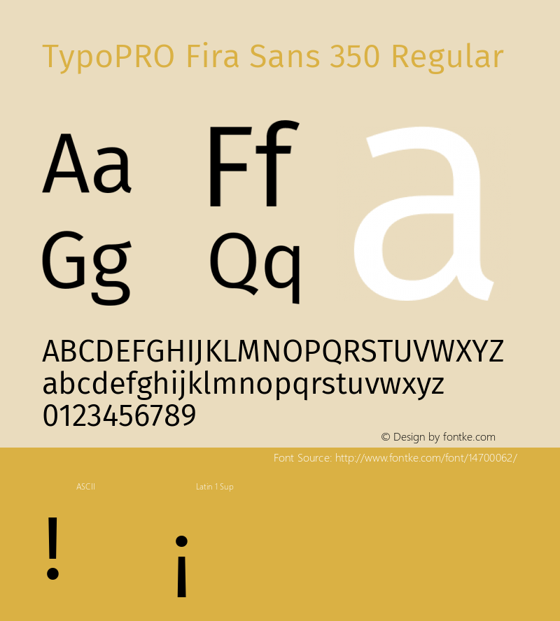 TypoPRO Fira Sans 350 Regular Version 3.105;PS 003.105;hotconv 1.0.70;makeotf.lib2.5.58329图片样张
