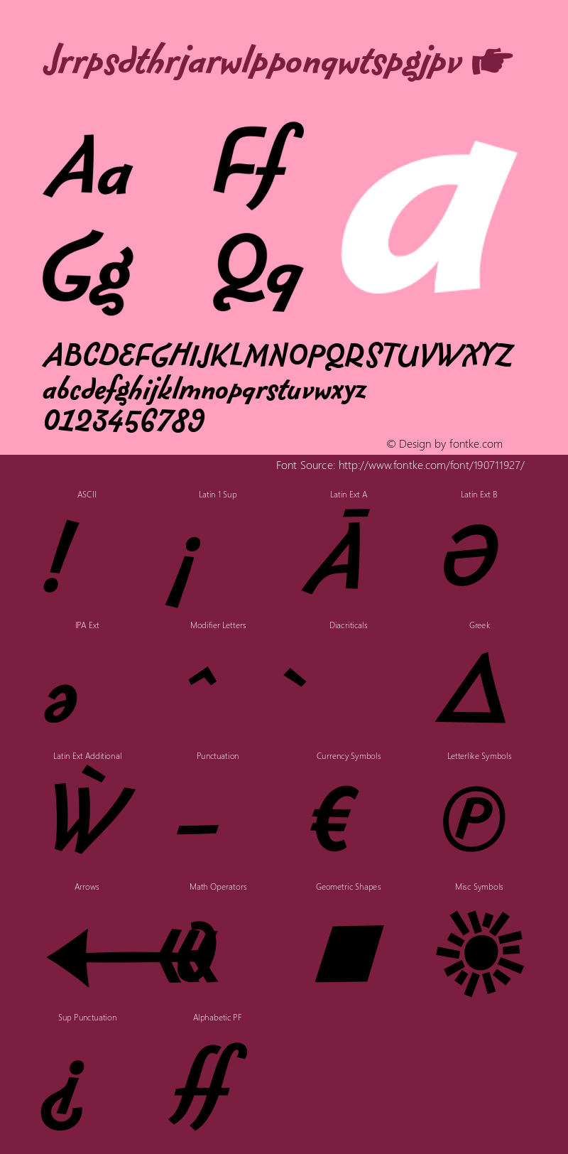 ☞Jrrpsdthrjarwlpponqwtspgjpv Version 7.504; 2010; Build 1001;com.myfonts.easy.fontfont.fontesque-sans-pro.bold-italic.wfkit2.version.4gaC图片样张