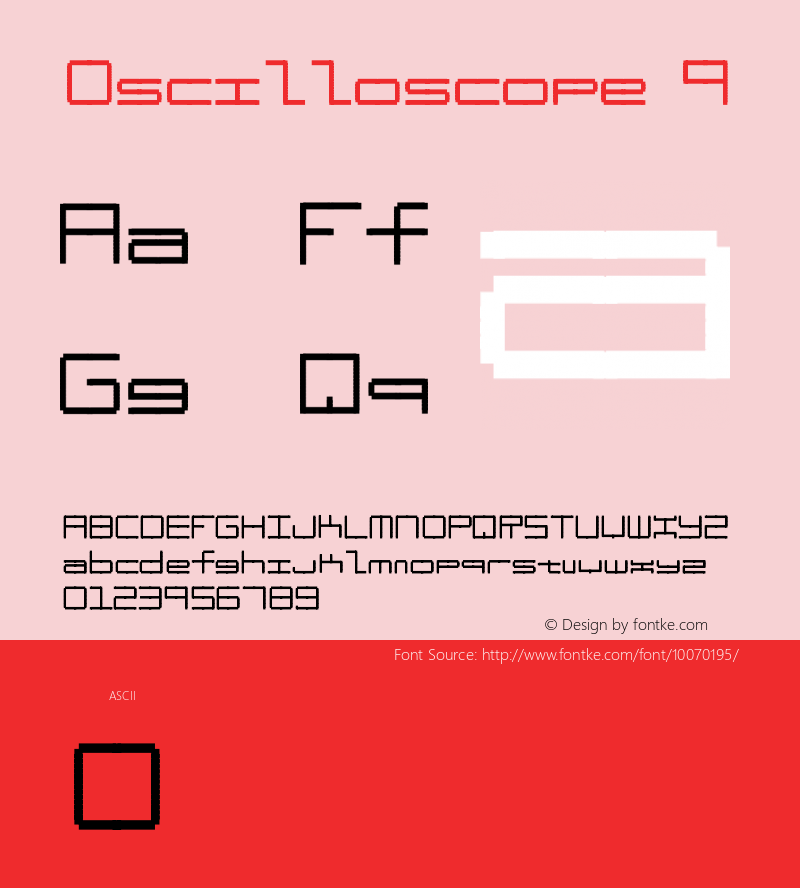 Oscilloscope 4 Macromedia Fontographer 4.1 11/25/97图片样张
