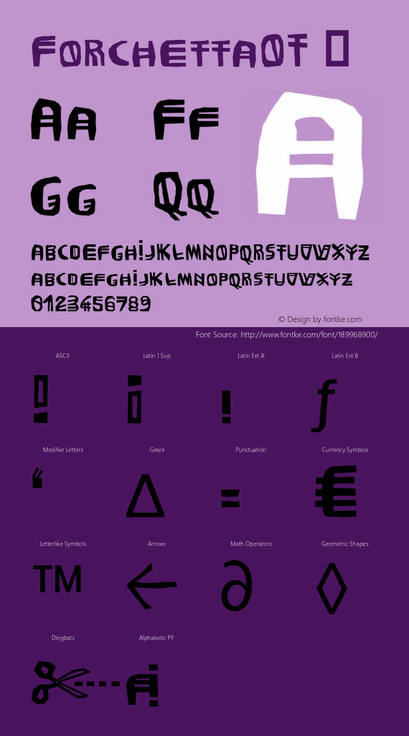 ☞ForchettaOT Version 7.504; 2010; Build 1001;com.myfonts.easy.fontfont.ff-forchetta.ot.wfkit2.version.3Z23图片样张