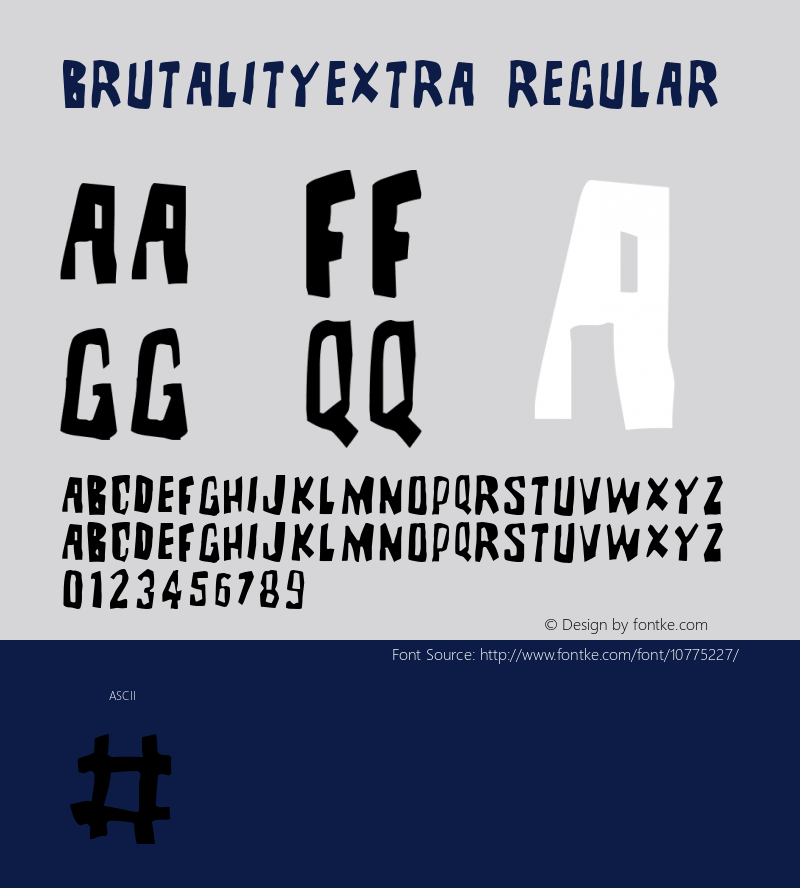BrutalityExtra Regular 2图片样张
