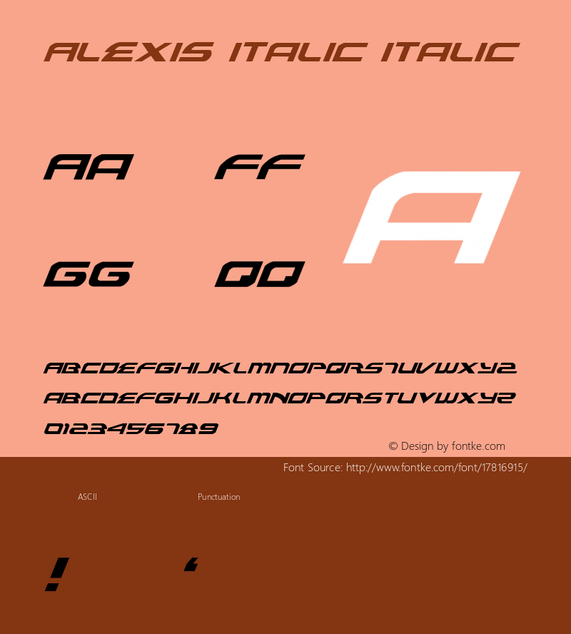 Alexis Italic Italic 001.000图片样张