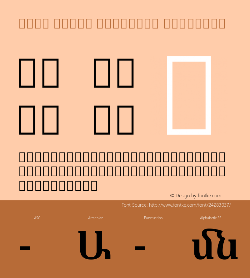 Noto Serif Armenian SemiBold Version 2.040;GOOG;noto-source:20170915:90ef993387c0; ttfautohint (v1.7)图片样张