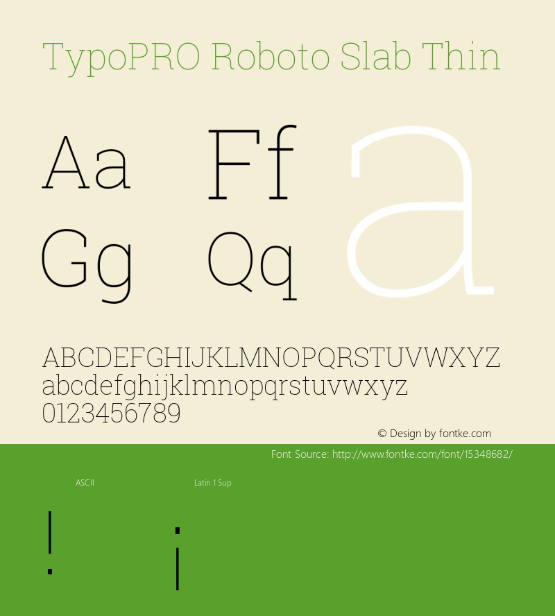 TypoPRO Roboto Slab Thin Version 1.100263; 2013; ttfautohint (v0.94.20-1c74) -l 8 -r 12 -G 200 -x 14 -w 