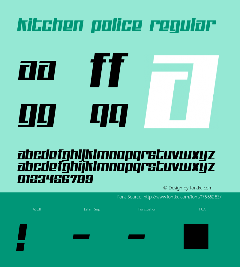 Kitchen police Regular 2图片样张