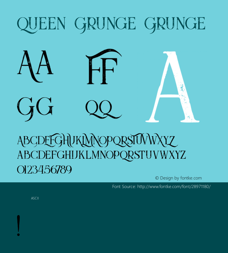 Queen Grunge Version 1.000图片样张
