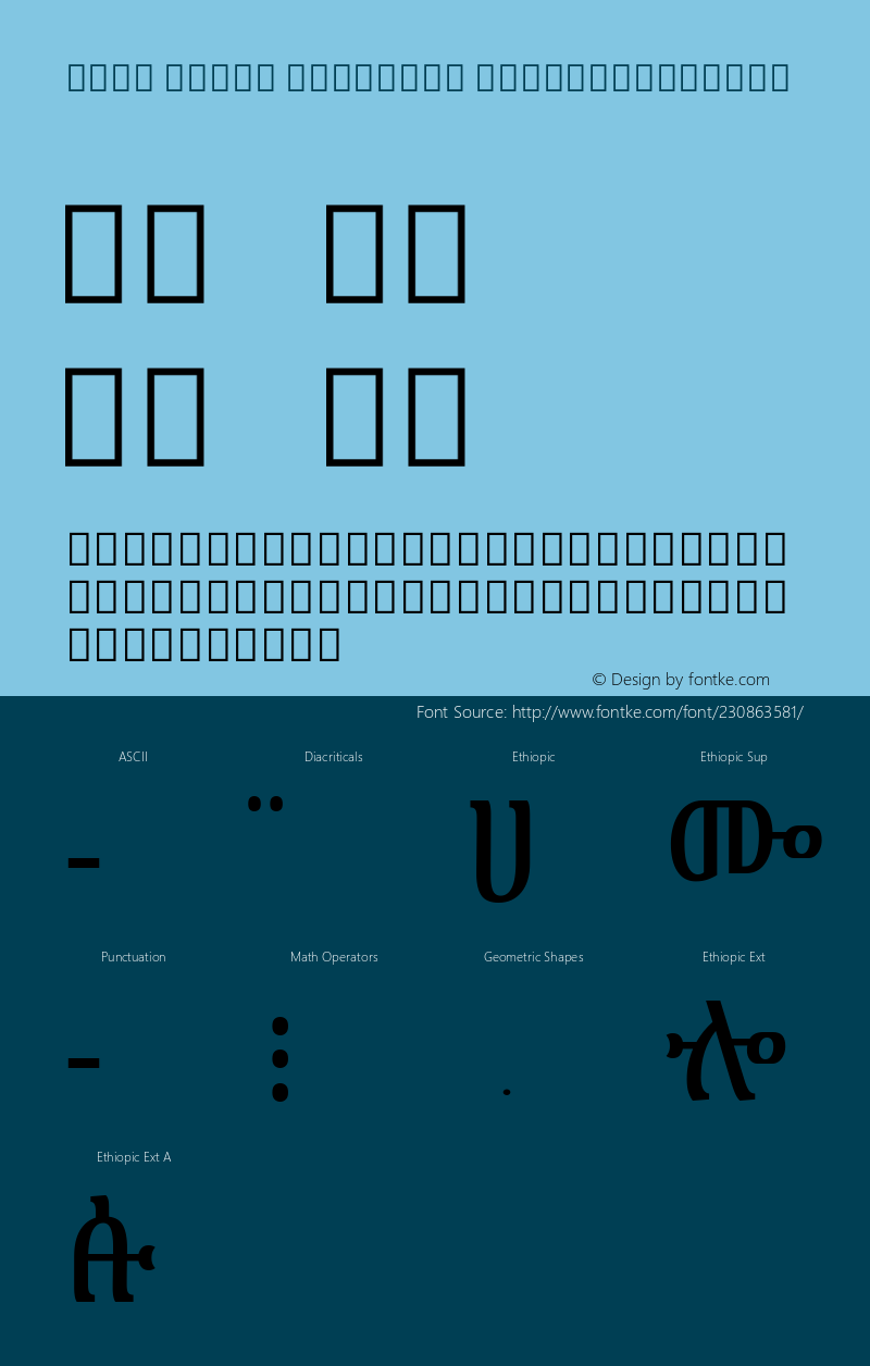 Noto Serif Ethiopic ExtraCondensed Version 2.100; ttfautohint (v1.8) -l 8 -r 50 -G 200 -x 14 -D ethi -f none -a qsq -X 