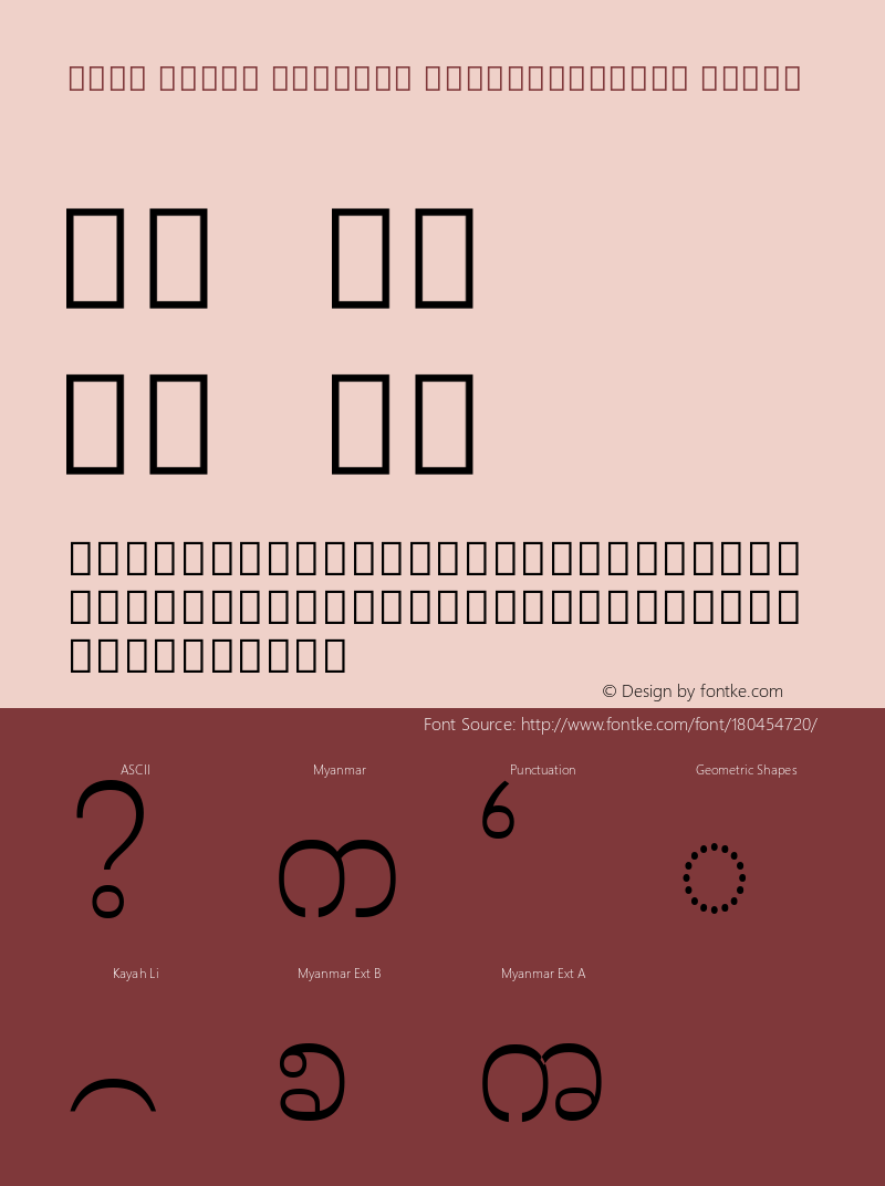 Noto Serif Myanmar SemiCondensed Light Version 2.001; ttfautohint (v1.8.4) -l 8 -r 50 -G 200 -x 14 -D mymr -f none -a qsq -X 