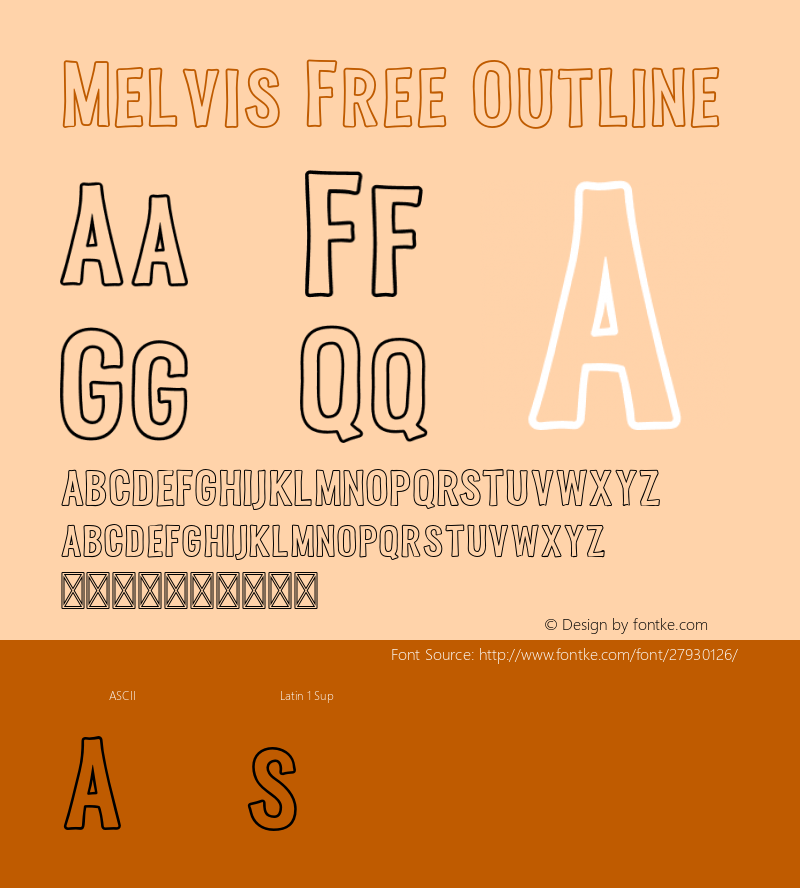 MelvisFree-Outline 1.0图片样张