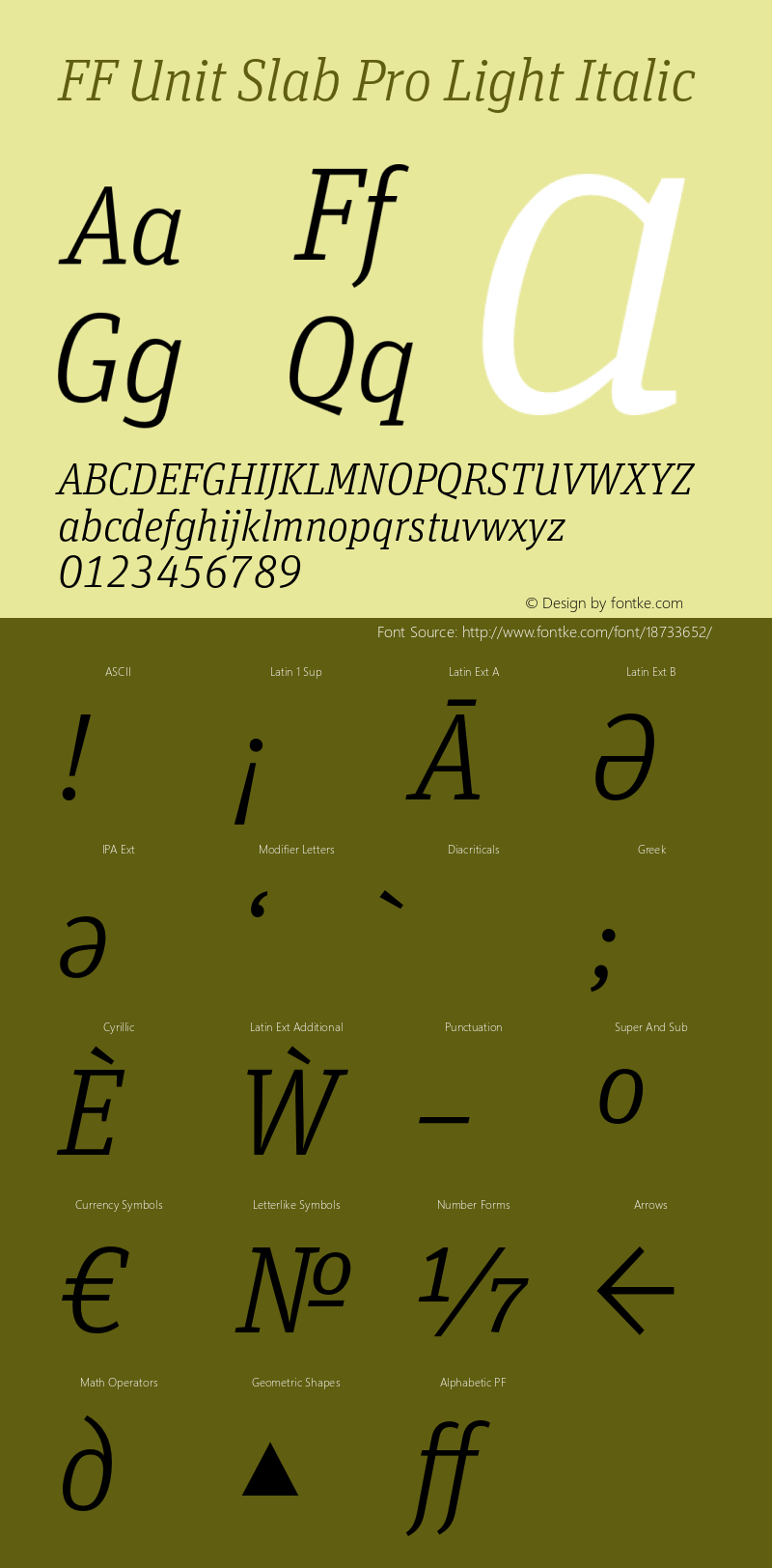 FF Unit Slab Pro Light Italic Version 7.504; 2010; Build 1020;com.myfonts.easy.fontfont.unit-slab.pro-light-ita.wfkit2.version.4gtn图片样张