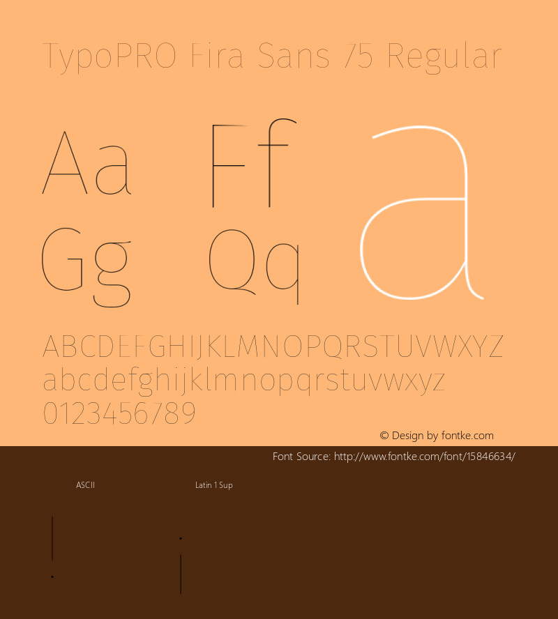 TypoPRO Fira Sans 75 Regular Version 4.106;PS 004.106;hotconv 1.0.70;makeotf.lib2.5.58329图片样张