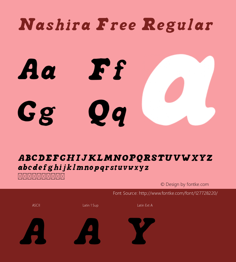 Nashira Free Regular Version 1.000图片样张