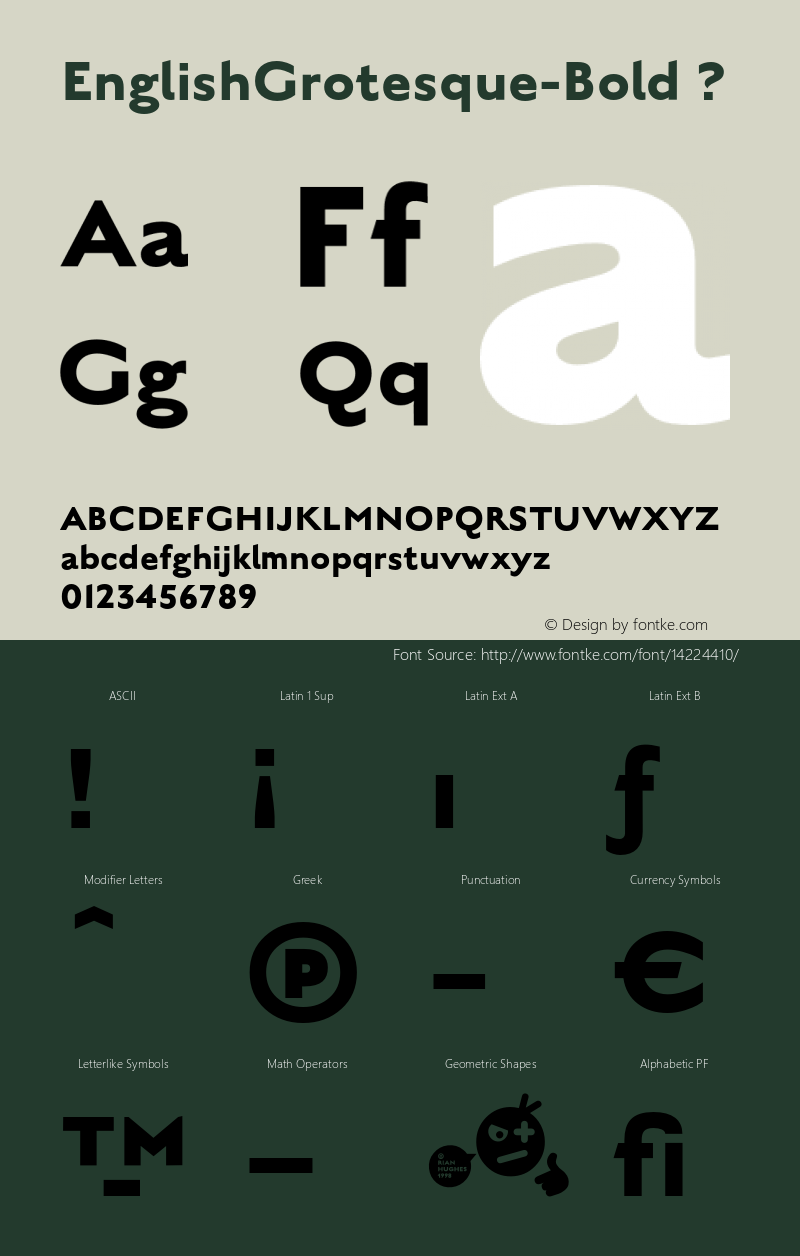 EnglishGrotesque-Bold ? 001.000;com.myfonts.device.english-grotesque.bold.wfkit2.3RDu图片样张