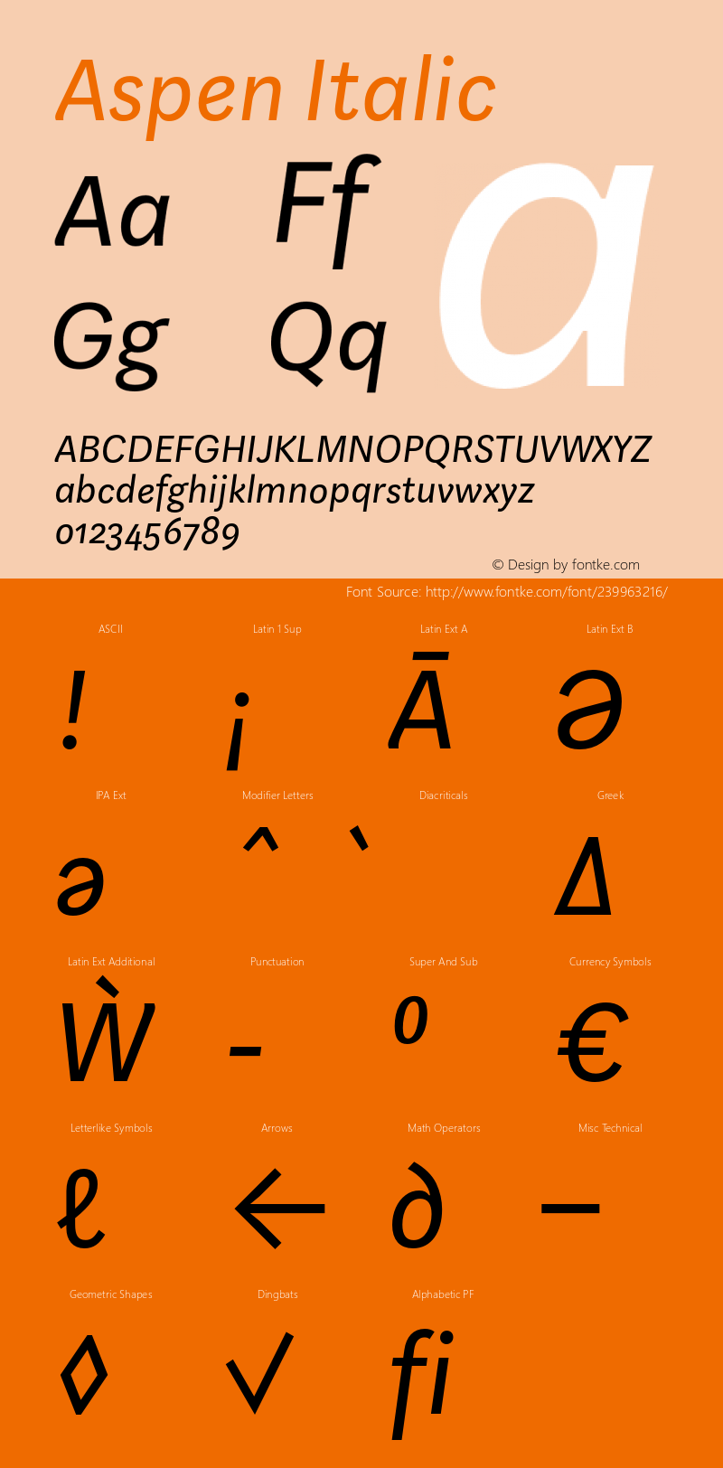 Aspen Italic Version 1.002图片样张