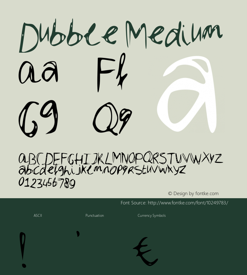 Dubble Medium Version 001.000图片样张