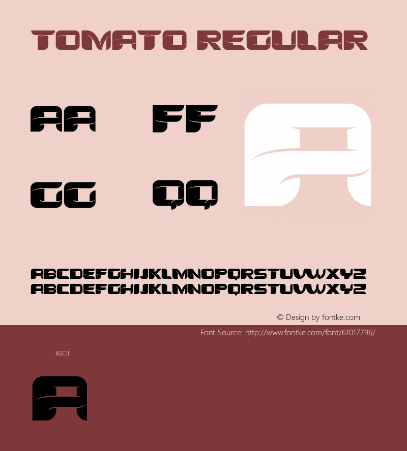 Tomato Regular Version 1.000图片样张