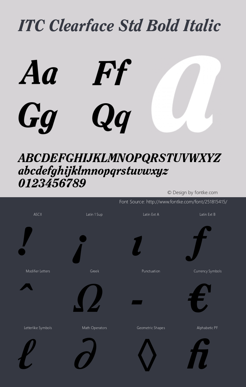 ClearfaceStd-HeavyItalic Version 2.082;PS 005.000;hotconv 1.0.67;makeotf.lib2.5.33168图片样张