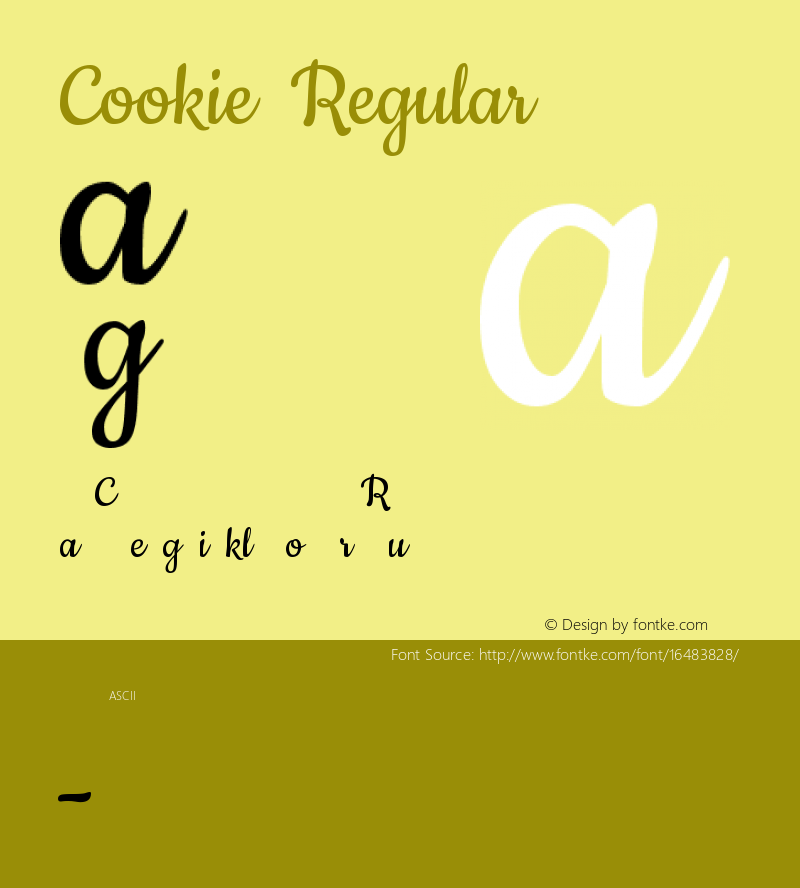 Cookie Regular Version 1.004图片样张