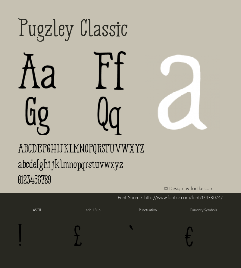 Pugzley Classic Version 001.000图片样张