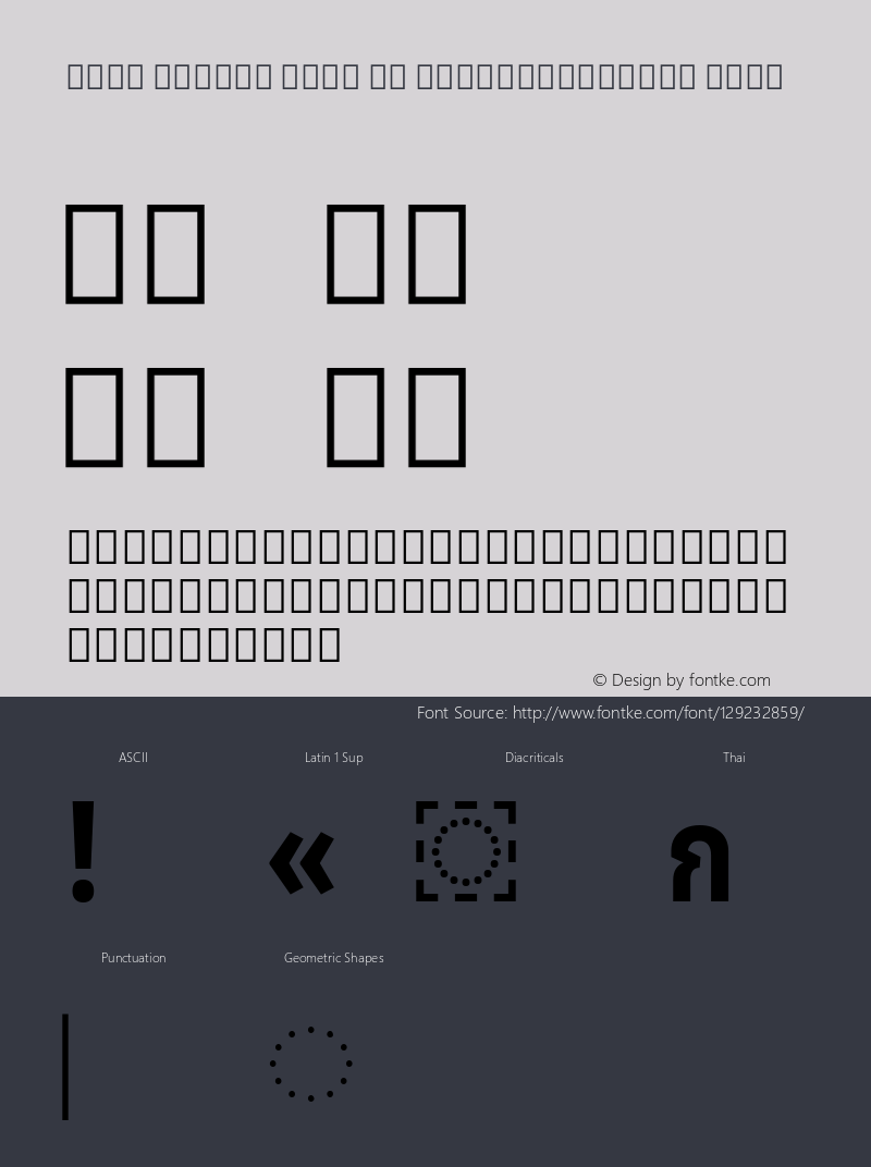 Noto Looped Thai UI ExtraCondensed Bold Version 1.00; ttfautohint (v1.8.3) -l 8 -r 50 -G 200 -x 14 -D thai -f none -a qsq -X 