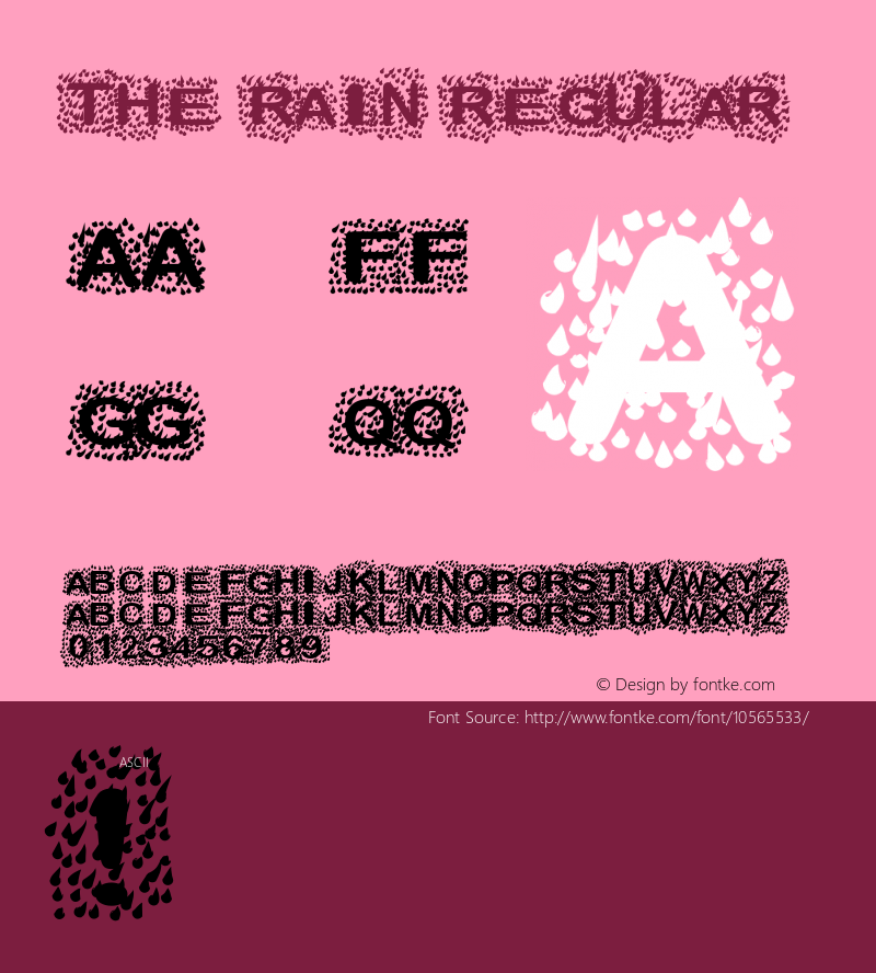 The Rain Regular Version 1.000图片样张