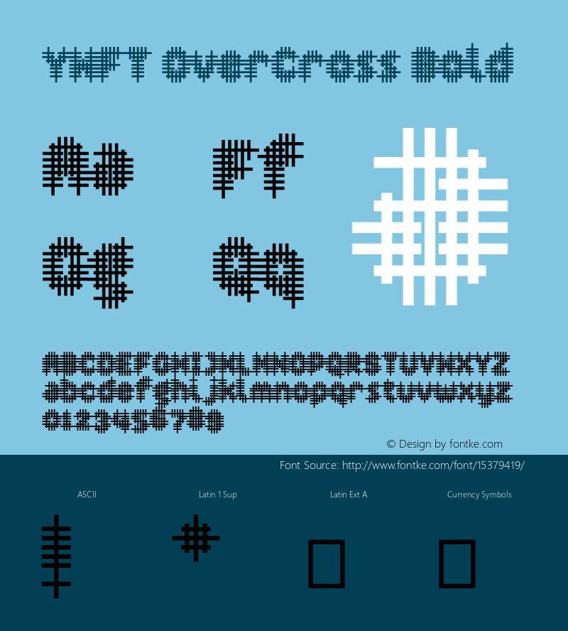 YWFT OverCross Bold Version 1.000;PS 001.001;hotconv 1.0.56图片样张