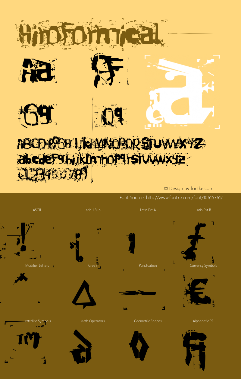 Hiroformica1 ☞ Version 1.000;PS 001.000;hotconv 1.0.38;com.myfonts.andinistas.hiroformica.1.wfkit2.2Xau图片样张