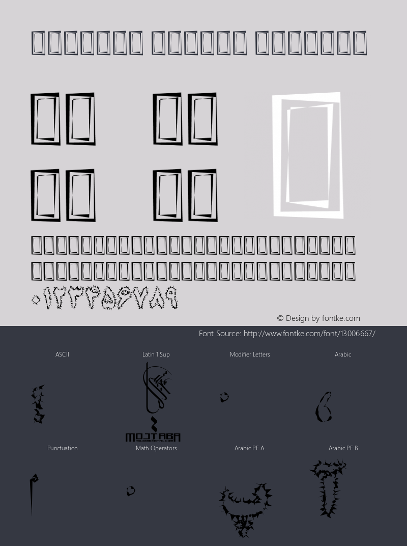 Mj_Titr Cactus Regular Version 1.72图片样张