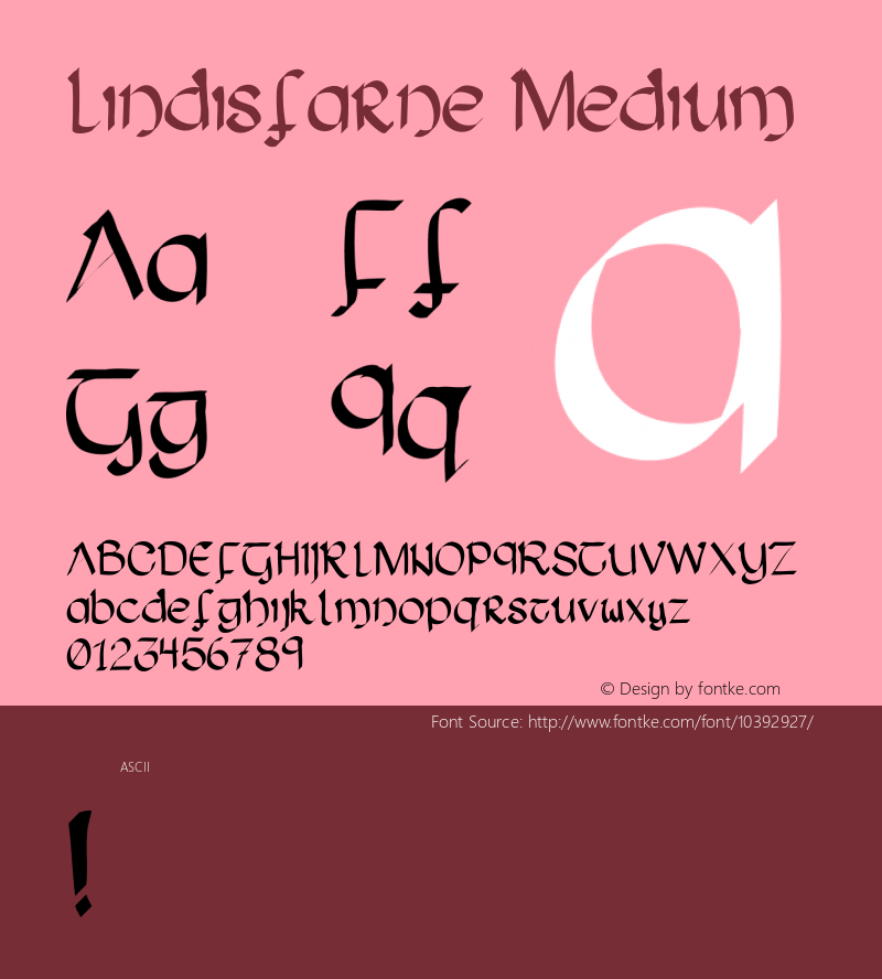 Lindisfarne Medium Version 001.000图片样张