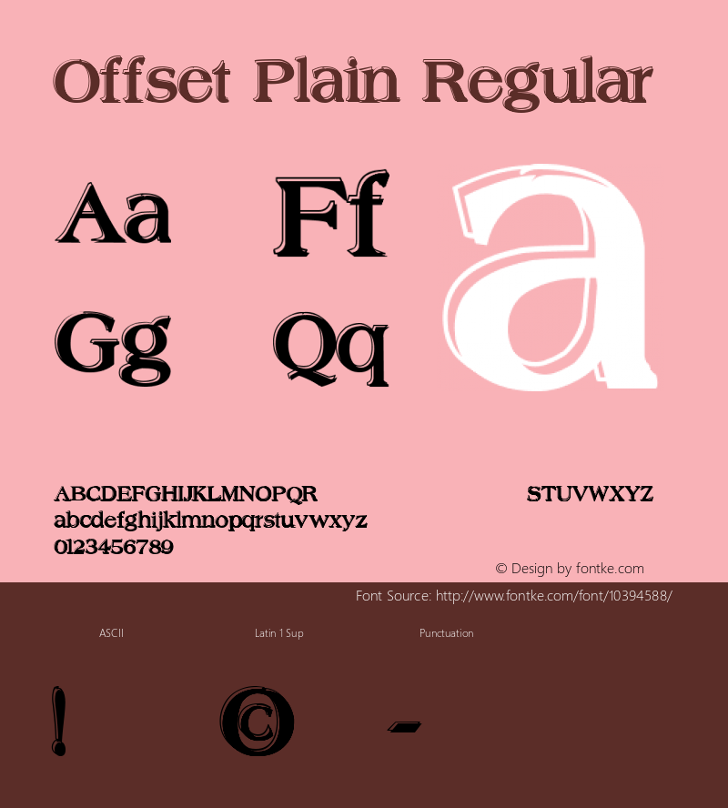 Offset Plain Regular 1.1图片样张