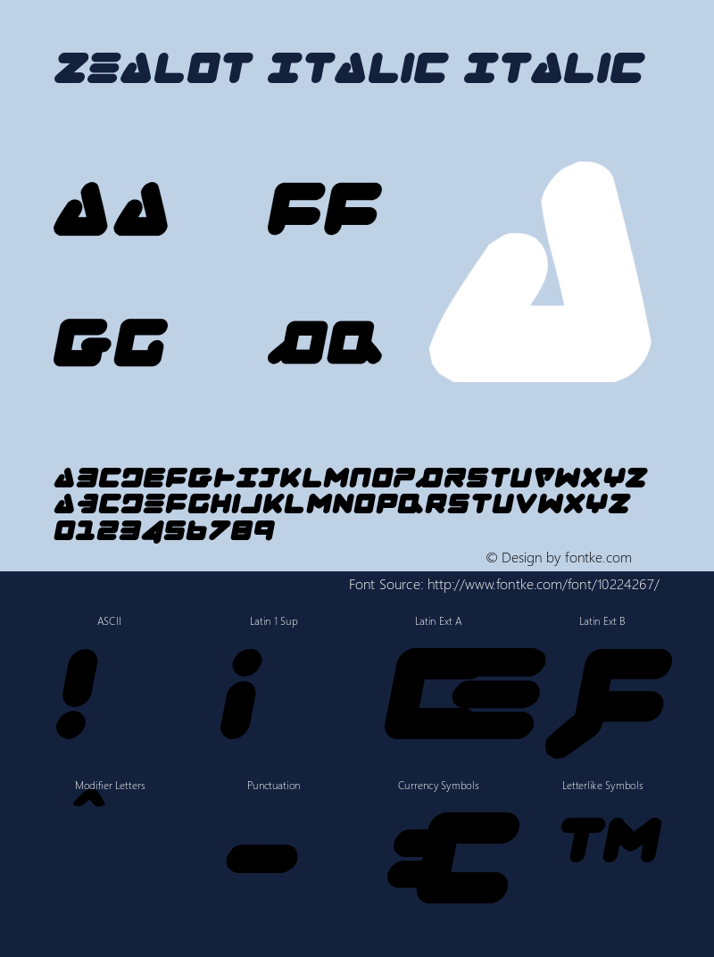 Zealot Italic Italic 001.000图片样张