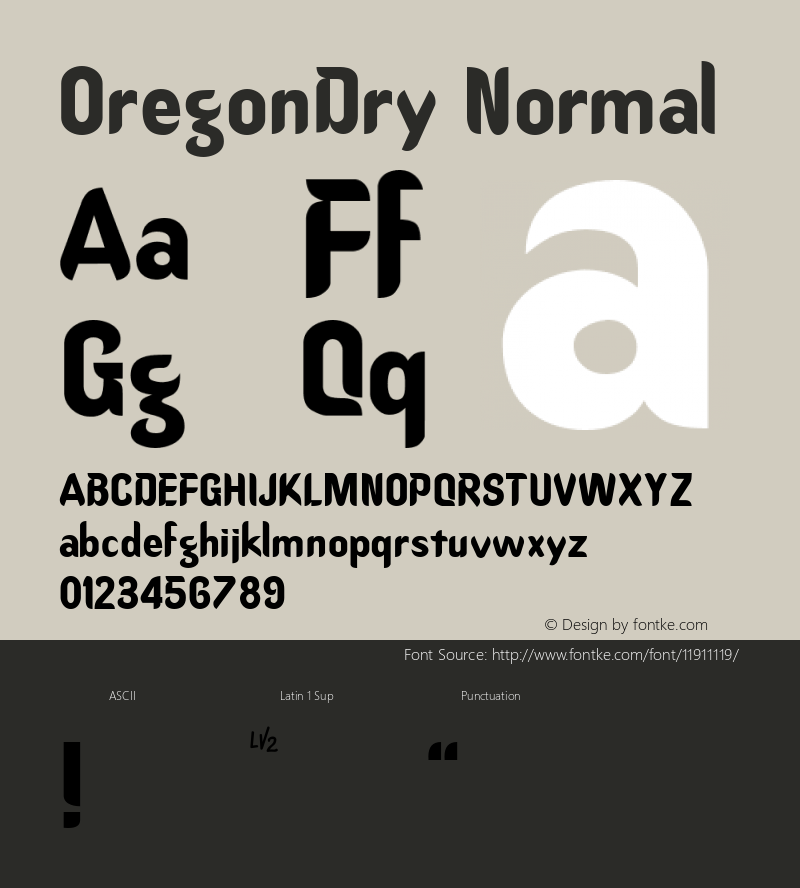 OregonDry Normal 1.000图片样张