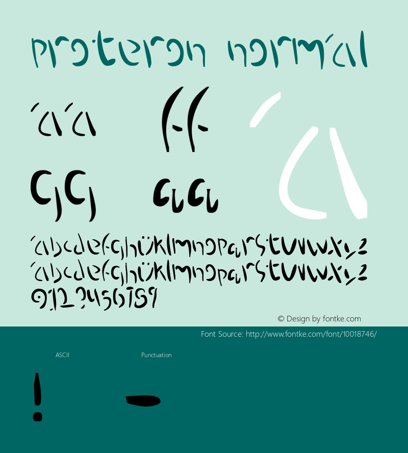 Proteron Normal 1.0 Thu Apr 24 22:24:39 1997图片样张