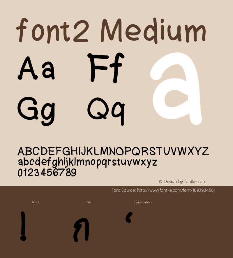 font2 Version 001.000图片样张