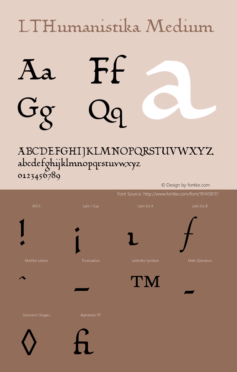 LinotypeHumanistika Version 001.000图片样张