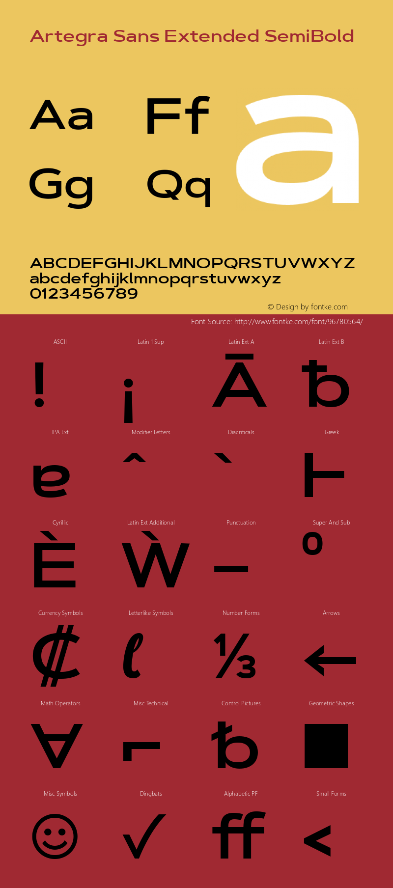 Artegra Sans Extended SemiBold 1.006图片样张