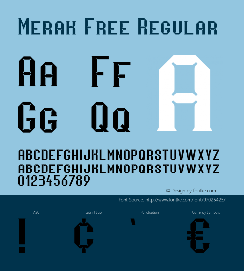 Merak Free Version 1.001;Fontself Maker 1.1.0图片样张